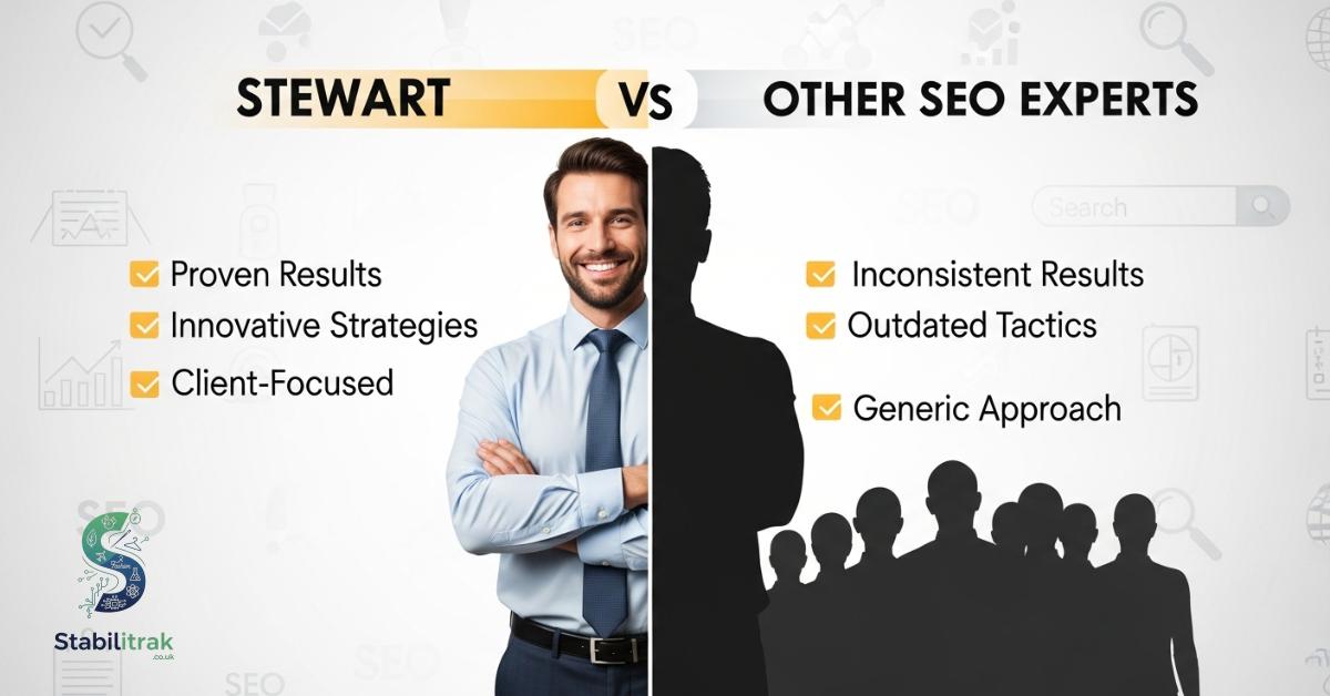Comparing Stewart to Other SEO Experts