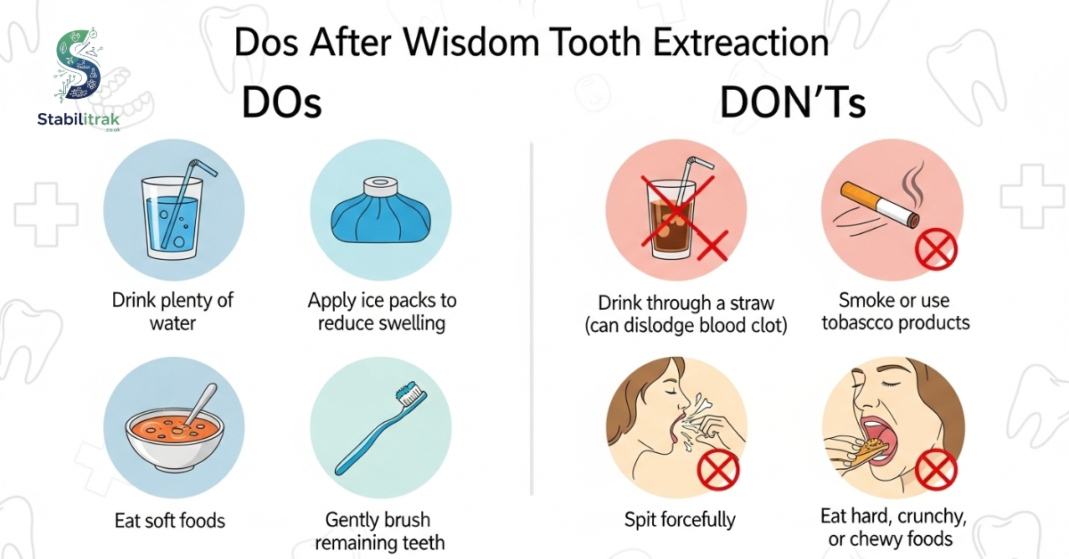 Dos and Don’ts After Wisdom Tooth Extraction