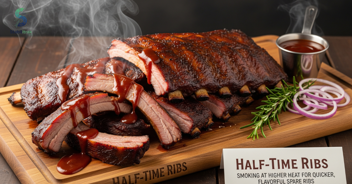 Half-Time Ribs: Smoking at Higher Heat for Quicker, Flavorful Spare Ribs