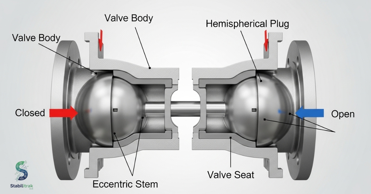 How Eccentric Hemispherical Valves Operate