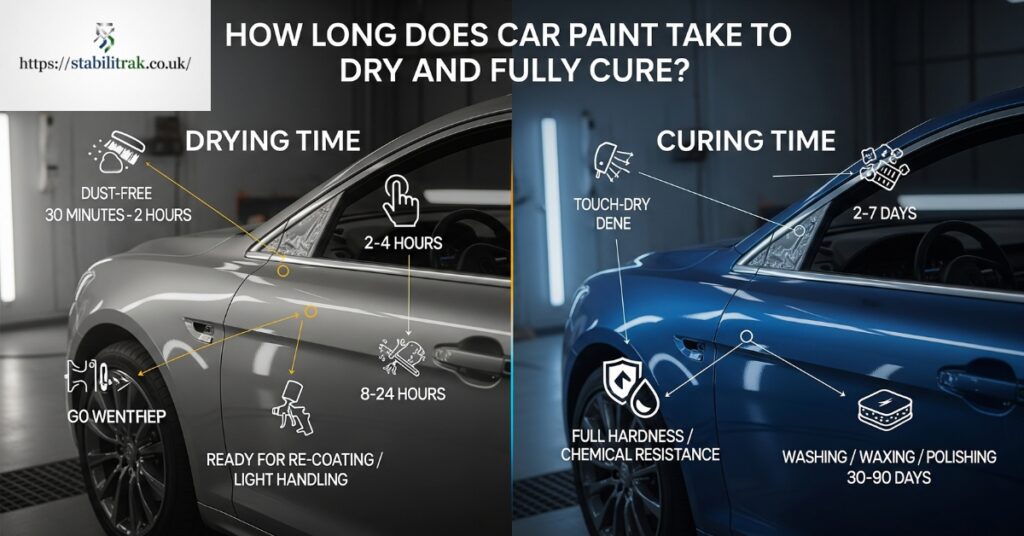 How Long Does Car Paint Take to Dry and Fully Cure?