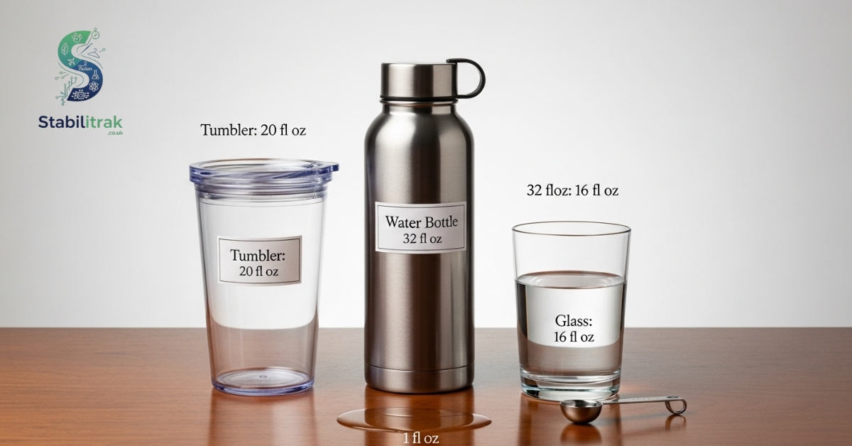How Many Fluid Ounces in a Tumbler Cup or Water Bottle?