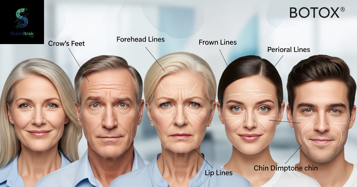 What cosmetic conditions can be treated with Botox?