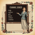 Lady Feminine Gender in English Grammar