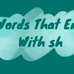 Words That End with Sh – Simple and Easy Guide